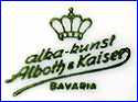 ALBOTH & KAISER - ALKA-KUNST  [some variations] (Bavaria, Germany) - ca 1953 - 1970s