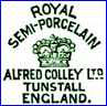 ALFRED COLLEY & Co., Ltd.  (Staffordshire, UK)  - ca 1909 - 1914