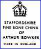 ARTHUR BOWKER (Staffordshire, UK) - ca 1950 - 1958