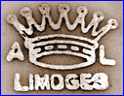 ATELIER de LIMOGES  (Exporters & Distributors for items from Limoges, France)  -  ca 1910s  - 1950s