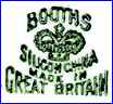 BOOTHS  (Staffordshire, UK) -  ca  1910 - 1930s