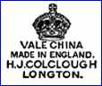 BOOTHS & COLCLOUGHS, Ltd.  (Staffordshire, UK)  - ca 1930 - 1948