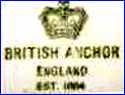 BRITISH ANCHOR POTTERY   (Staffordshire, UK)  -  ca 1950s - 1960s