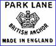 BRITISH ANCHOR POTTERY [PARK LANE series] (Staffordshire, UK)  - ca 1952 - 1960s