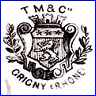 DECAEN BROS. - GRIGNY [TMC] (Rhone, France)  - ca 1880s - ca 1891