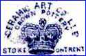 CERAMIC ART Co.  -  CROWN POTTERY  (Staffordshire, UK)  - ca 1905 - 1919