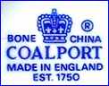 COALPORT PORCELAIN WORKS  [also in Black] (Shropshire, UK) -  1980s - Present