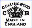 COLLINGWOOD BROS, Ltd.  (Staffordshire, UK)  - ca 1924 - 1930