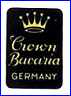 CROWN BAVARIA  (US-based Importers on German  Chinaware)  - ca 1970s - 1990s