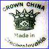 CROWN CHINA  (US-based Importers of Bohemian & German Goods)  - ca 1920s - 1930s