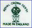 DERBY CROWN PORCELAIN Co., Ltd. - ROYAL CROWN DERBY [in many colors] (Derbyshire, UK) -  ca 1921 - 1970s