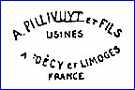 ALBERT  PILLIVUYT & FILS  (Limoges, France) - ca 1913 -1930s
