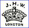 J.H. WALTON (Stamped or Impressed)  (Staffordshire, UK) - ca 1912 - 1921
