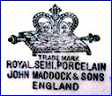 JOHN MADDOCK & SONS  (Staffordshire, UK) - ca 1906 - 1930s