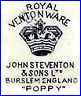 JOHN STEVENTON & SONS, Ltd. [ROYAL VENTON WARE - POPPY series]   (Staffordshire, UK)  - ca 1923 - 1936