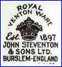 JOHN STEVENTON & SONS, Ltd. [ROYAL VENTON WARE]   (Staffordshire, UK)  -  ca 1923 - 1936