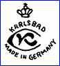 KARLSBAD PORCELAIN FACTORY (Bohemia)  - ca 1939 - ca 1945