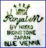 NIKKO COMPANY (NIHON KOSHITSU TOKI Co.)  [ROYAL N  -  BLUE VIENNA Series]  (Japan) - ca  1990s