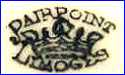 PAIRPOINT (New Bedford, MA, USA - based Importers & Decorators on items from Limoges, France) - ca 1880s - 1900