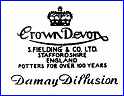 S. FIELDING & Co. - CROWN DEVON Ltd (Staffordshire, UK) -  ca 1955 - ca 1964
