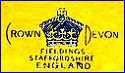S. FIELDING & Co. - CROWN DEVON Ltd (Staffordshire, UK) - ca 1950 - ca 1964