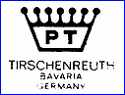 TIRSCHENREUTH PORCELAIN [L. HUTSCHENREUTHER after 1927]  [Green]  (Germany)  - ca 1947 - 1960s