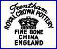 TRENTHAM BONE CHINA, Ltd.  (Staffordshire, UK)  - ca 1952 - 1957