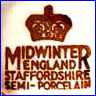 W.R. MIDWINTER, Ltd.  (Staffordshire, UK)  - ca 1946 - 1970s