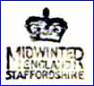 W.R. MIDWINTER, Ltd.  (Staffordshire, UK)  - ca 1960s - 1980s