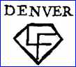DENVER CHINA & POTTERY CO. (Denver, CO, USA)  -  ca 1901 - 1905