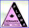 GOUDA FLORA  -  FLORA KERAMIEK  (Haardenberg, Holland) - ca 1960s - 1970s
