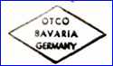 OTCO  (Exporters & Distributors of mostly German & Bohemian Goods, Bavaria, Germany)  - ca 1950s - 1970s