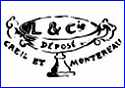 LEBEUF &  Co  (France)  -  ca 1840s - ca 1850s