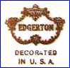 EDGERTON IMPORTERS & DECORATING STUDIO  (USA)  - ca 1920s - 1960s