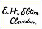 EDMUND ELTON  (Somerset, UK) - ca  1881 - ca 1930