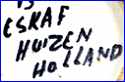 ESKAF  -  EERSTE STEENWIJKSCHE KUNSTAARDEWERFABRIEK    (Huizen, Holland)  - ca 1919 - 1948