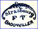 BADONVILLER EARTHENWARE FACTORY  -  THEOPHILE FENAL  (Badonville, France)  - ca 1900 - 1920s