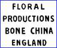 FLORAL PRODUCTIONS  (Staffordshire, UK)  - ca 1952 - 1962