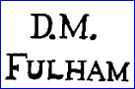 FULHAM POTTERY & CHEAVIN FILTER CO Ltd  (some variations]  (London, UK) - ca 1889 - Present