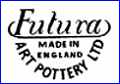 FUTURA ART POTTERY, Ltd.  (Staffordshire, UK)  - ca 1947 - 1956