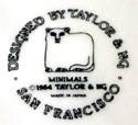 TAYLOR & NG  [Designers, San Francisco, CA, USA]  [MINIMALIS Series]  (most of their designs are subcontracted to various factories in Japan)  - ca 1960s - 1980s or as dated