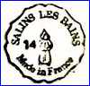 SALINS DE BAINES  (on Heavy-Glazed or Majolica & Faience Pottery, Salins de  Baines, France)  -  ca 1910s - 1960s