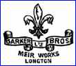BARKER BROS., Ltd.  (Staffordshire, UK)  - ca 1912 - 1930
