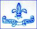 LIMOGES CHINA fake mark  (made in China)   - ca 1990s - 2005
