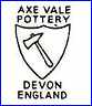 AXE VALE POTTERY (DEVON) Ltd  (Devon, UK) - ca 1959 - Present