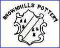 BROWNHILLS POTTERY Co.  (Staffordshire, UK) - ca 1880 - 1896