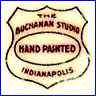 BUCHANAN STUDIO  (Porcelain Decorating Studio & Importers, Indianapolis, IN, USA)  - ca 1915 - 1932