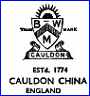 CAULDON POTTERIES, Ltd.  (Staffordshire, UK)  - ca 1920s - 1950s