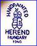 HEREND  (Hungary)   -  ca 1939 - 1948