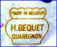 HUBERT BEQUET (Mons, Belgium)  - ca 1950 - 1960